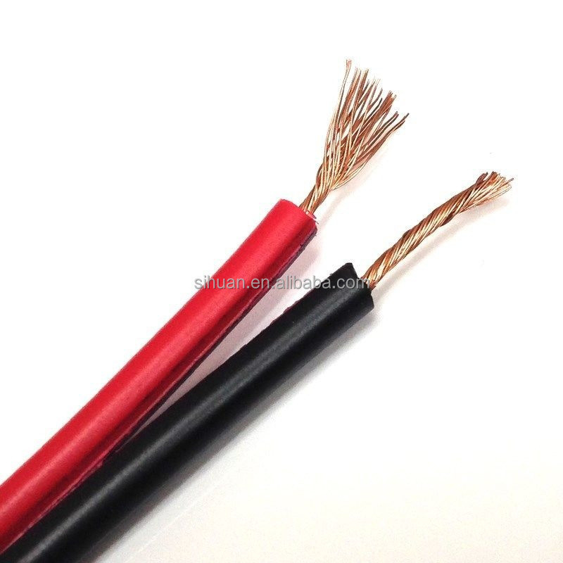 Home Theater 12 Gauge Stranded Wire Red and Black PVC Jacket Speaker Cable for Audio System