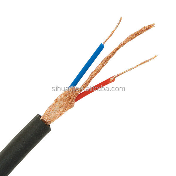 Gold Connector Braid Shielding Microphone Audio Cable 0.22mm2 0.35mm2 For Clear Sound