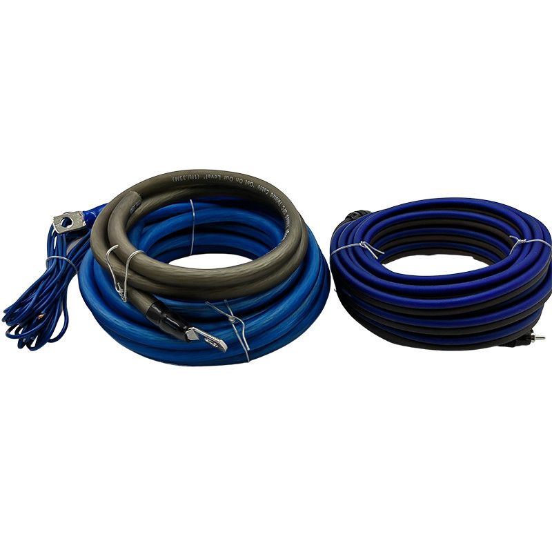 5.2m PVC Jacket High End 1/0 4 8 AWG Gauge Car Amplifier Wiring Kit For Car Audio Systems