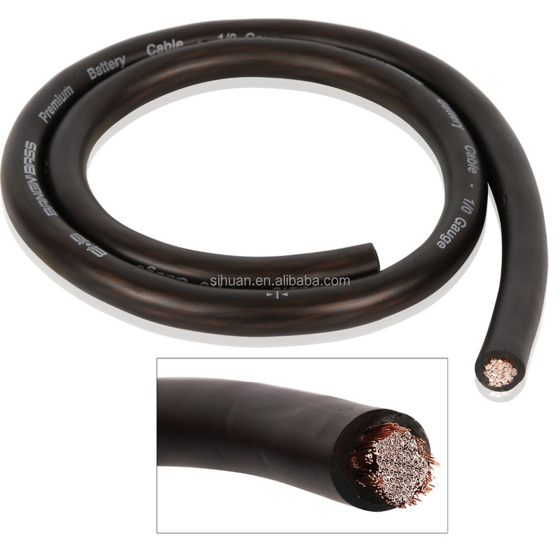Customized Number of Conductors Soft PVC Jacket Car Amp Installation 4/8 Gauge Power Wire